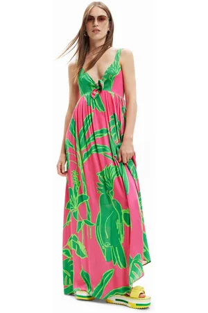 Desigual Sukienka letnia 23SWVW60 Regular Fit