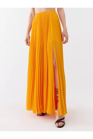 Patrizia Pepe Kobieta Długie - Spódnica plisowana 2G0925/A248-R768 Relaxed Fit