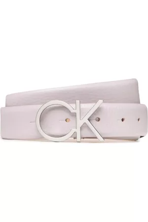 Calvin Klein Kobieta Paski - Pasek Damski Re-Lock Ck logo Belt 30mm Pbl K60K610413