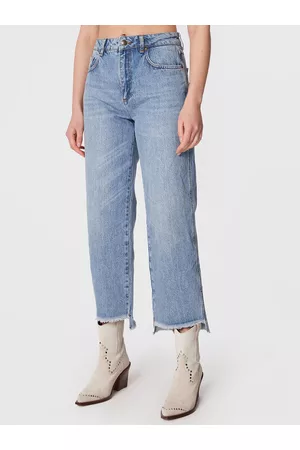 Sisley Kobieta Luźne i Boyfriend - Jeansy 497SLE01R Relaxed Fit