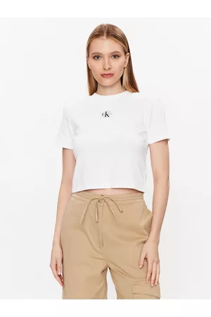 Calvin Klein Kobieta T-shirty z Krótkimi Rękawami - T-Shirt J20J221595 Regular Fit