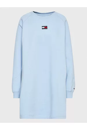 Tommy jeans Kobieta Sukienki Dzianinowe - Sukienka dzianinowa Crv Badge DW0DW15079 Regular Fit