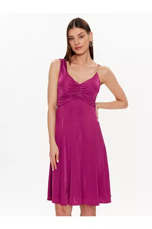 Guess Kobieta Sukienki koktajlowe i wieczorowe - Sukienka koktajlowa Emilia 3GGK60 6136A Regular Fit