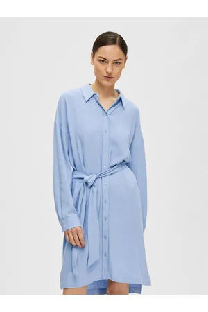SELECTED Sukienka koszulowa 16089666 Relaxed Fit