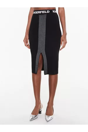 Karl Lagerfeld Kobieta Spódnice ołówkowe - Spódnica ołówkowa 221W1325 Slim Fit