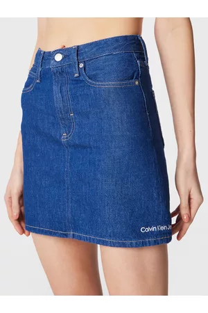 Calvin Klein Kobieta Spódnice mini - Spódnica jeansowa J20J220243 Regular Fit