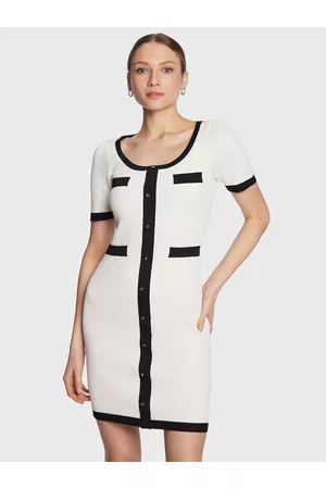 Fracomina Kobieta Sukienki Dzianinowe - Sukienka dzianinowa FS23SD5005K41701 Slim Fit