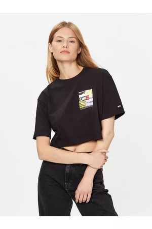 Tommy Hilfiger Kobieta T-shirty Oversize - T-Shirt Luxe DW0DW16157 Oversize