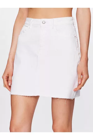Guess Kobieta Spódnice mini - Spódnica jeansowa Swani W3GD44 D2G63 Regular Fit