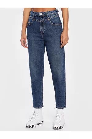 Tommy Hilfiger Kobieta Luźne i Boyfriend - Jeansy Mom DW0DW14781 Mom Fit