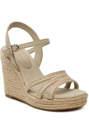 Tommy Hilfiger Kobieta Sandały - Espadryle Essential Basic Wedge Sandal FW0FW07220