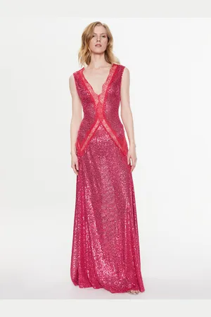 Elisabetta Franchi Sukienka wieczorowa AB-366-32E2-V740 Regular Fit