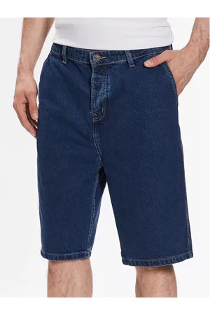 Brave Soul Mężczyzna Szorty Jeansowe - Szorty jeansowe MSRT-BURROWMB Regular Fit