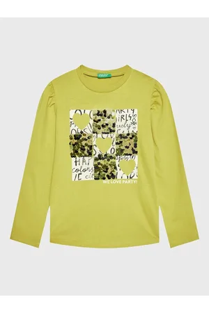 Benetton Bluzka 3YN4C108T Regular Fit