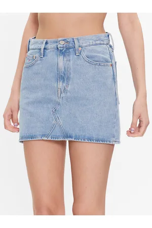 Tommy Hilfiger Spódnica jeansowa Izzie DW0DW15628 Regular Fit