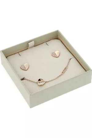 Guess Kobieta Zestawy biżuterii - Zestaw bransoletka i kolczyki Lovely JUBS03 187JW