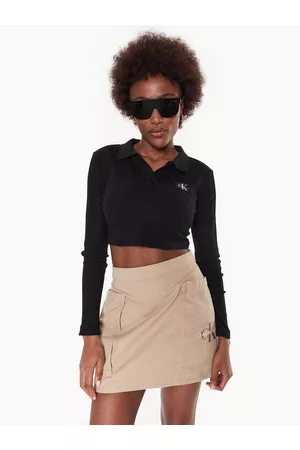 Calvin Klein Kobieta T-shirty z Krótkimi Rękawami - Polo J20J220535 Slim Fit