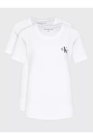 Calvin Klein Kobieta T-shirty z Krótkimi Rękawami - Komplet 2 t-shirtów J20J219734 Slim Fit