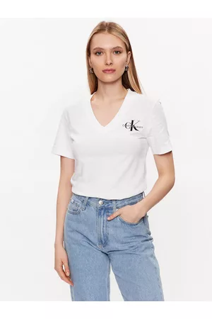 Calvin Klein Kobieta T-shirty z Krótkimi Rękawami - T-Shirt J20J221429 Regular Fit
