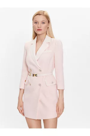 Elisabetta Franchi Kobieta Sukienki koktajlowe i wieczorowe - Sukienka koktajlowa AB-445-32E2-V650 Regular Fit