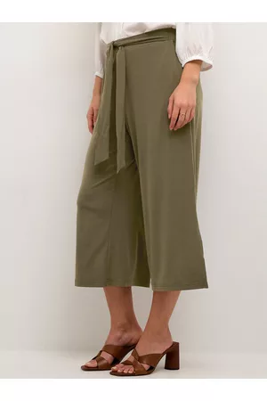 Kaffe Kobieta Szerokie Nogawki - Kuloty Malli 10503140 Loose Fit