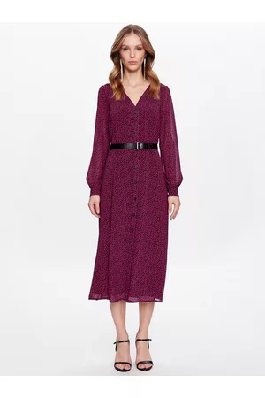 Michael Kors Kobieta Sukienki Dzienne - Sukienka codzienna Kate MR38Y467NH Regular Fit