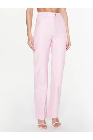 REMAIN Spodnie skórzane Leather Straight RM2044 Straight Fit