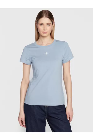 Calvin Klein Kobieta T-shirty z Krótkimi Rękawami - T-Shirt J20J220300 Slim Fit
