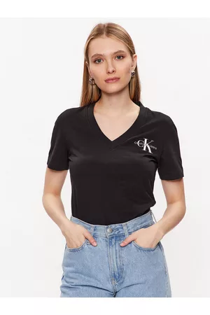 Calvin Klein Kobieta T-shirty z Krótkimi Rękawami - T-Shirt J20J221429 Regular Fit