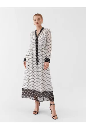 RED Valentino Kobieta Sukienki Dzienne - Sukienka codzienna 2R3VAGR0 Regular Fit