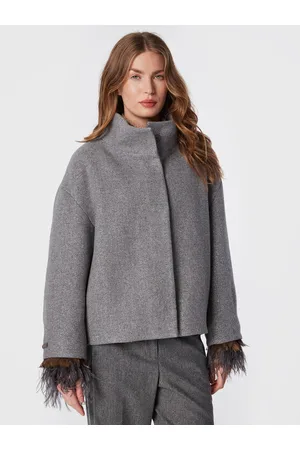 PESERICO SIGN Płaszcz wełniany E21360D00A Regular Fit