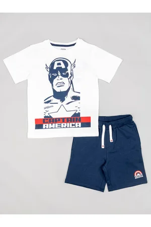 ZIPPY Komplet t-shirt i spodenki Marvel ZKBAP0602 23007 Regular Fit