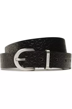 Calvin Klein Kobieta Paski - Pasek Damski Ck Must Mtl Lp Rnd Blt 25Mm Emb K60K610977