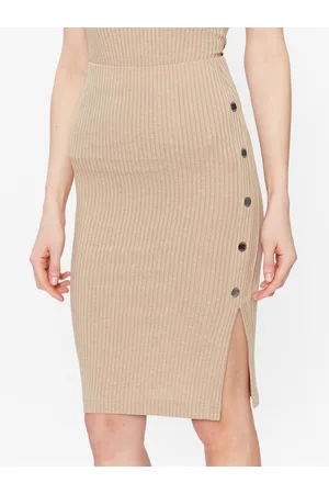 Guess Spódnica ołówkowa Edna W3GD99 KBPF0 Slim Fit