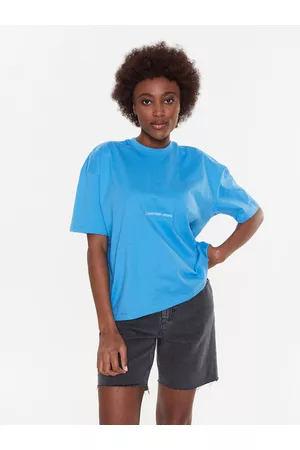 Calvin Klein Kobieta T-shirty z Krótkimi Rękawami - T-Shirt J20J220768 Boyfriend Fit