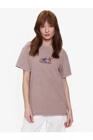 BDG Urban Outfitters Kobieta T-shirty Oversize - T-Shirt BDG BLANKA PEAKS BF T 76471135 Oversize