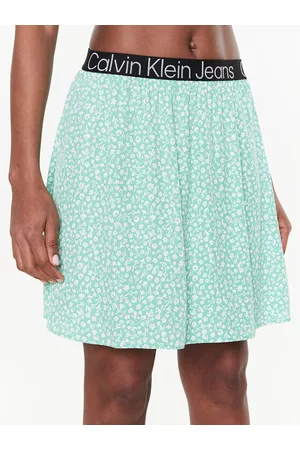 Calvin Klein Kobieta Spódnice mini - Spódnica trapezowa J20J221512 Regular Fit