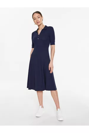 Ralph Lauren Kobieta Sukienki Dzianinowe - Sukienka dzianinowa 200889071001 Regular Fit