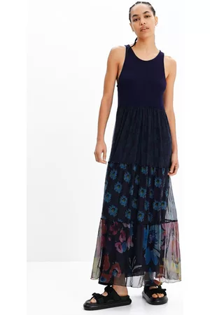 Desigual Kobieta Sukienki Dzienne - Sukienka codzienna Dudas 23SWVK90 Regular Fit