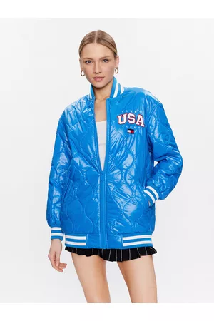 Tommy Hilfiger Kobieta Bomberka oversize - Kurtka bomber DW0DW15335 Oversize