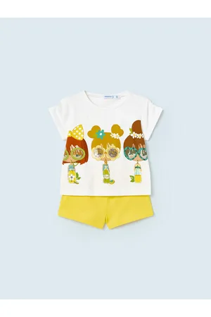 Mayoral Komplet t-shirt i spodenki 1276 Regular Fit