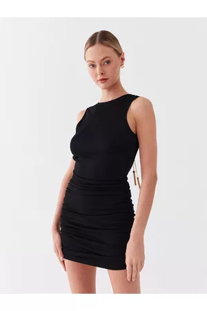 Elisabetta Franchi Kobieta Sukienki koktajlowe i wieczorowe - Sukienka koktajlowa AB-426-32E2-V340 Slim Fit