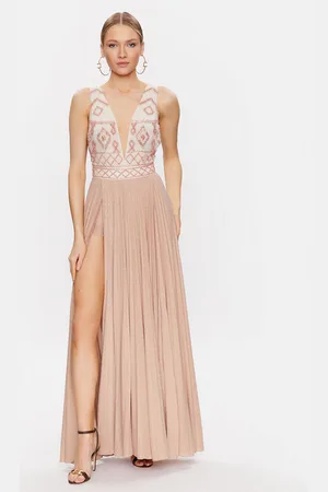 Elisabetta Franchi Sukienka wieczorowa AB-413-32E2 Regular Fit