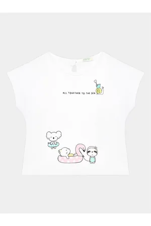 Benetton T-Shirt 3I1XA102W Regular Fit