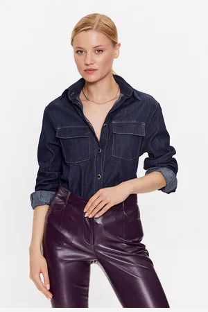 Liu Jo Koszula jeansowa UF3161 D4555 Regular Fit