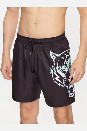 Philipp Plein Szorty kąpielowe Tiger SACC MMX0049 SXV005N Regular Fit