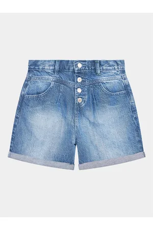 Guess Szorty jeansowe J3GD16 D4MU2 Relaxed Fit
