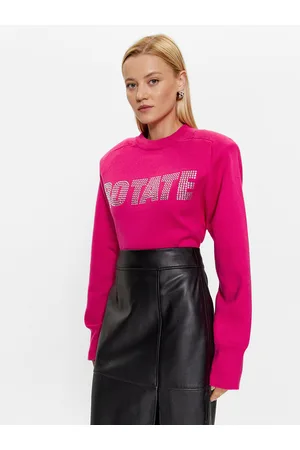 ROTATE Sweter Firm Rhinestone 1001151979 Regular Fit