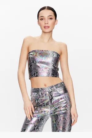 ROTATE Top Snake Pu RT2435 Slim Fit