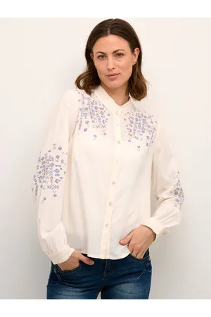 Cream Koszula Crvellan 10611734 Regular Fit